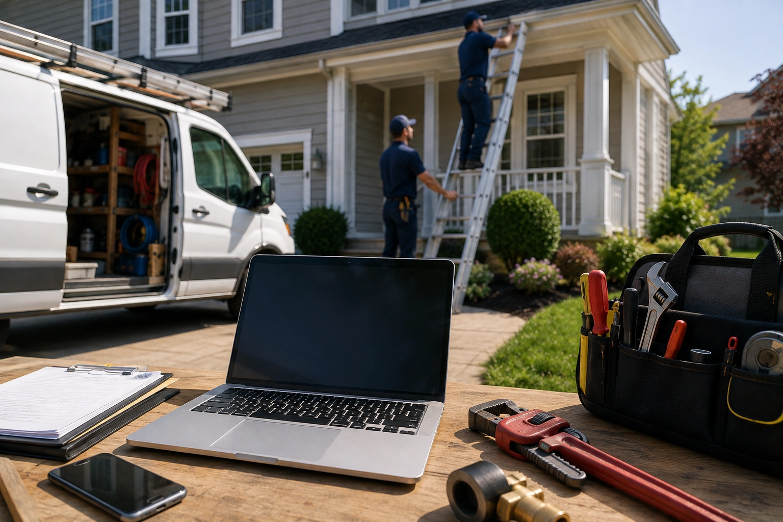 Utiliko platform replacing separate tools for a home-services team